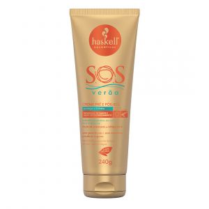 Haskell Sos Verão Creme 4 Em 1 Pré E Pós Sol 240g