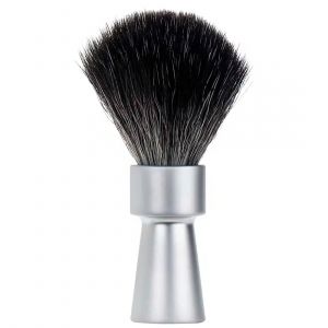 Merkur Shaving Brush Synthetic Black Matte Chrome (1100)