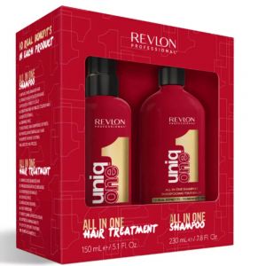 Revlon Uniq One All In One Celebrate 150ml + Shampoo 230ml