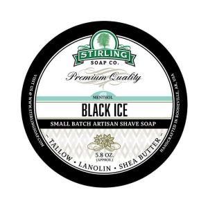 Stirling Soap Company Shaving Cream Black Ice 170ml