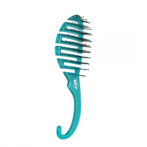 Wet Brush Shower Detangler Glitter Teal